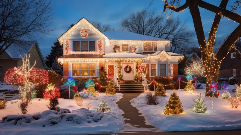 Festive Residential Display