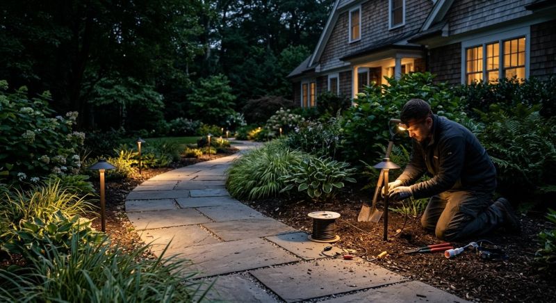 Landscape Lighting Repair in Overland Park, KS